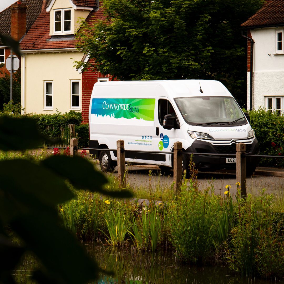 Countrywide Signs van complete with branded livery
